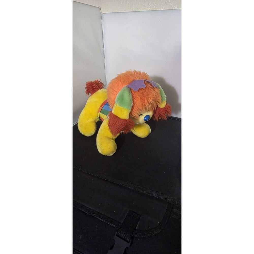 Vintage 1983 Puppy Brite Rainbow Brite Plush Dog 12" Mattel Stuffed Animal Z1 - Picture 5 of 6